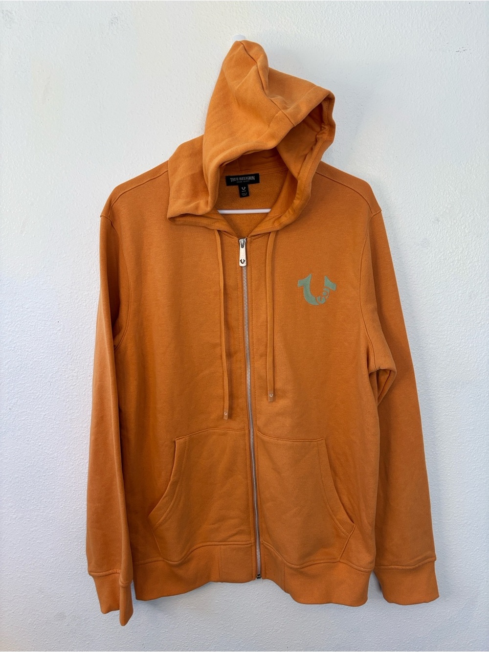 True Religion Orange Graphic World Tour Hoodie -539sku - Picture 6 of 7